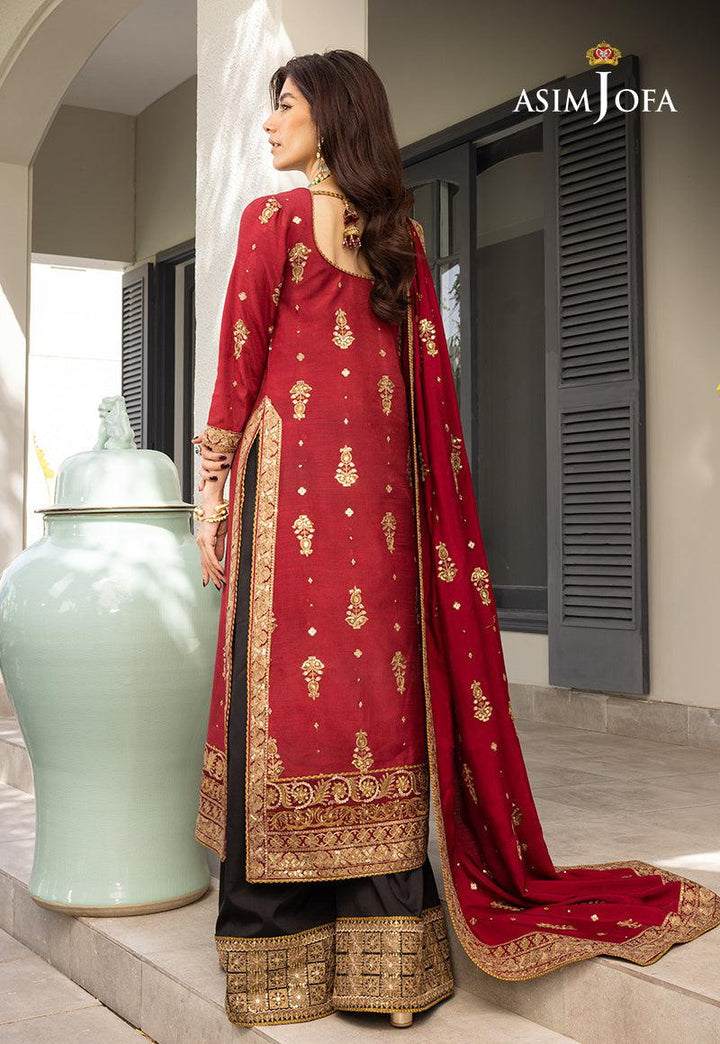 Asim Jofa Chiffon Suit-Replica Suits-Replica Zone