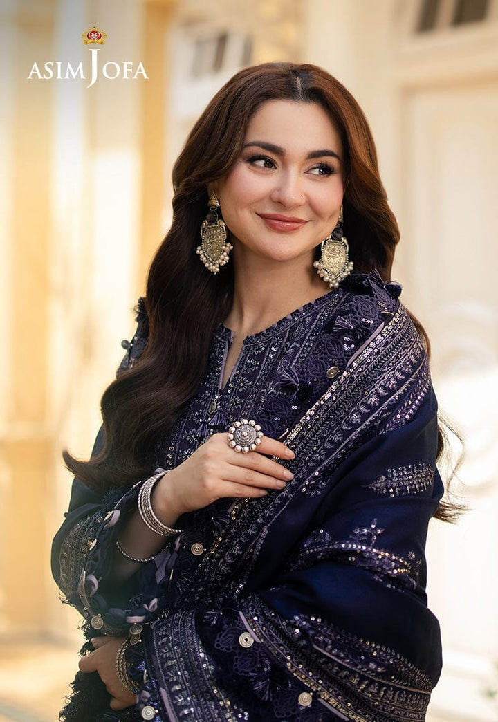 Asim Jofa Chiffon Suit-Replica Suits-Replica Zone