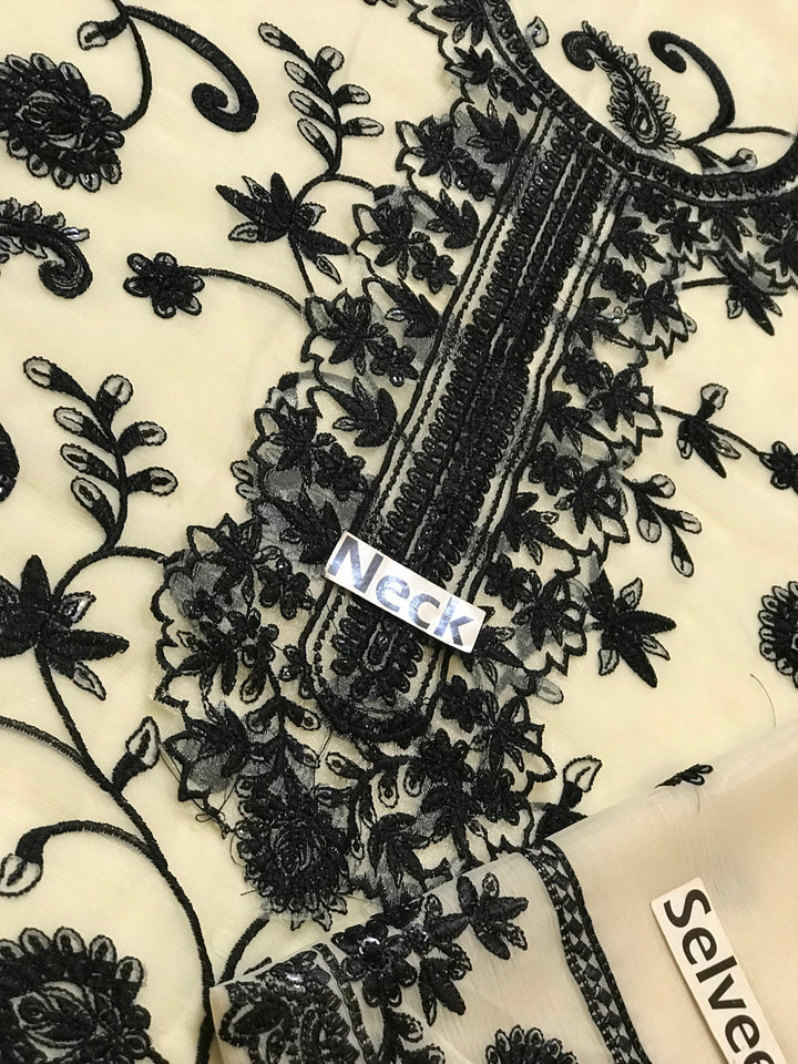 Asim Jofa Chiffon Suit-Replica Suits-Replica Zone