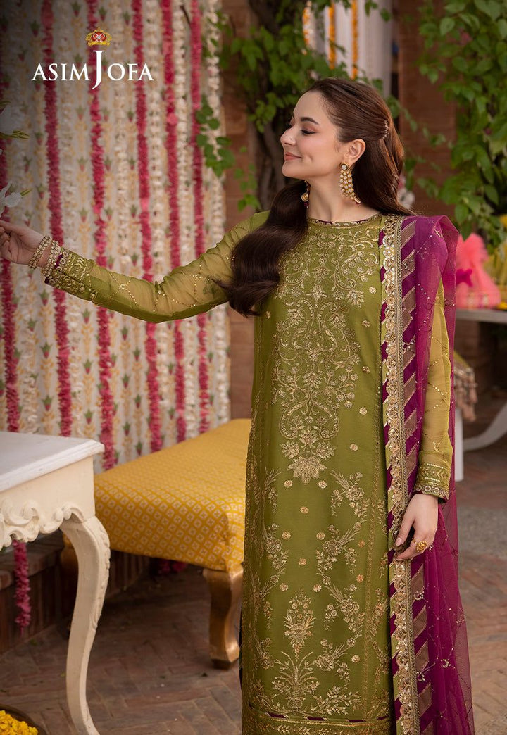 Asim Jofa Chiffon Suit-Replica Suits-Replica Zone