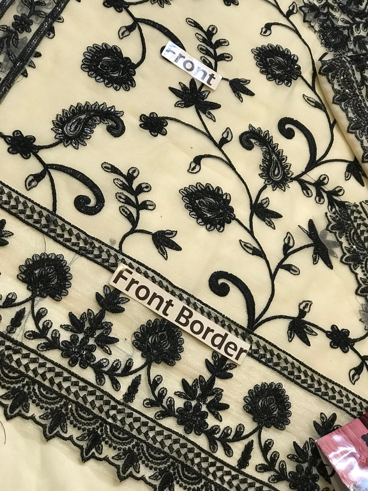 Asim Jofa Chiffon Suit-Replica Suits-Replica Zone