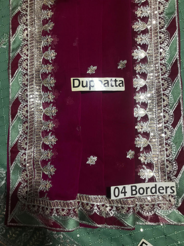 Asim Jofa Chiffon Suit-Replica Suits-Replica Zone