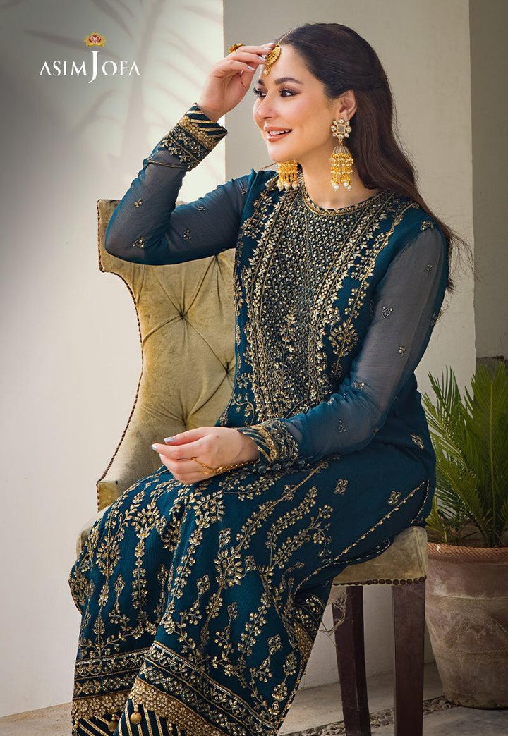 Asim Jofa Chiffon Suit-Replica Suits-Replica Zone