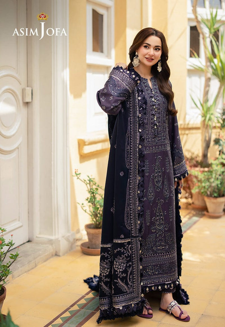Asim Jofa Chiffon Suit-Replica Suits-Replica Zone