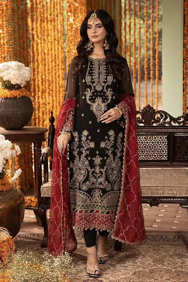 Asim Jofa Chiffon Suit-Replica Suits-Replica Zone