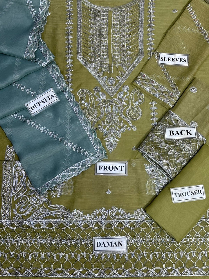 Asim Jofa Chiffon Suit-Replica Suits-Replica Zone