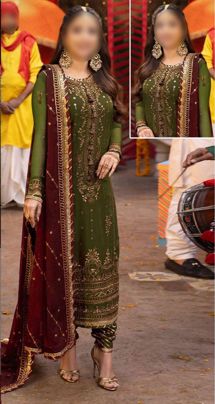 Asim Jofa Chiffon Suit-Replica Suits-Replica Zone