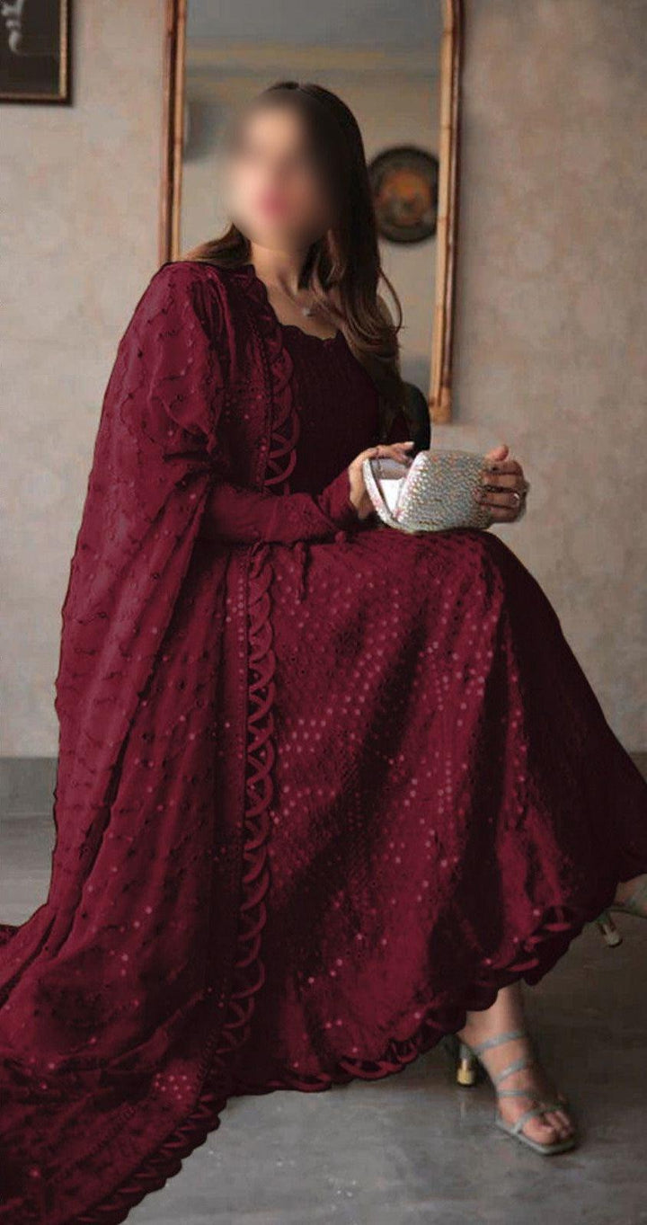 Asim Jofa Chiffon Suit-Replica Suits-Replica Zone