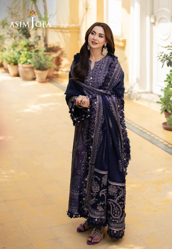 Asim Jofa Chiffon Suit-Replica Suits-Replica Zone