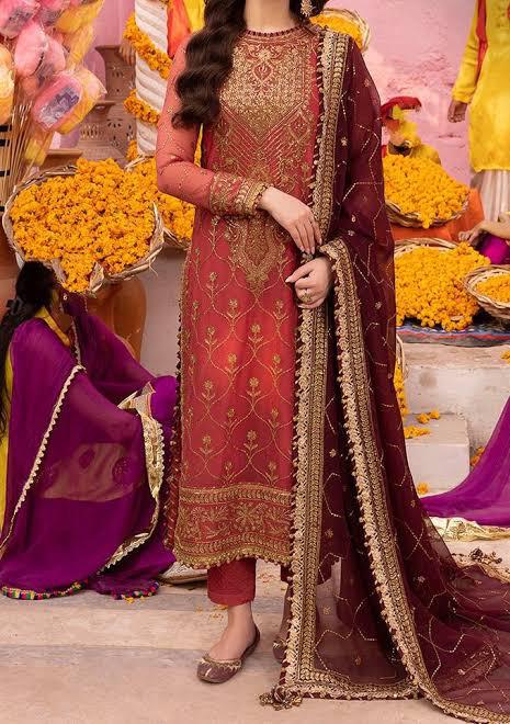 Asim Jofa Chiffon Suit-Replica Suits-Replica Zone