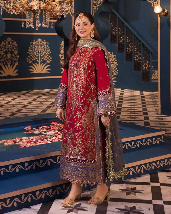 Asim Jofa Chiffon Suit-Replica Suits-Replica Zone