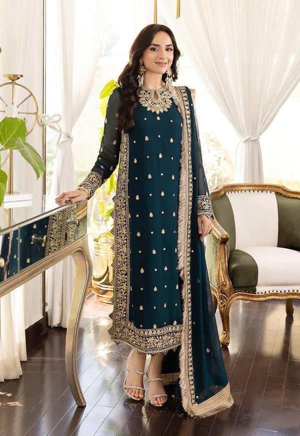 Asim Jofa Chiffon Suit-Replica Suits-Replica Zone