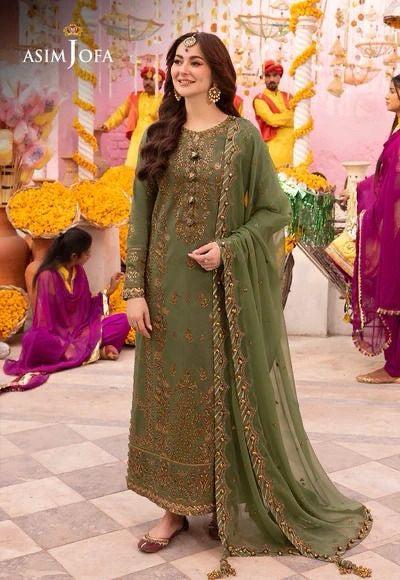 Asim Jofa Chiffon Suit-Replica Suits-Replica Zone
