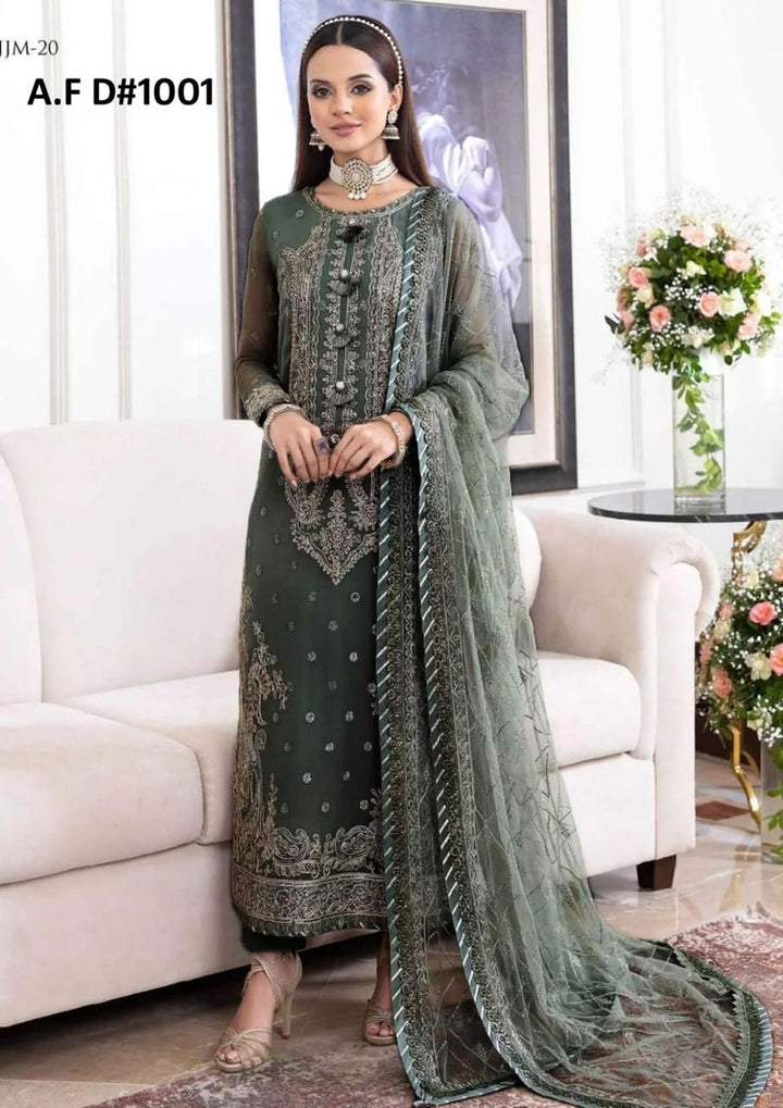 Asim Jofa Chiffon Suit-Replica Suits-Replica Zone