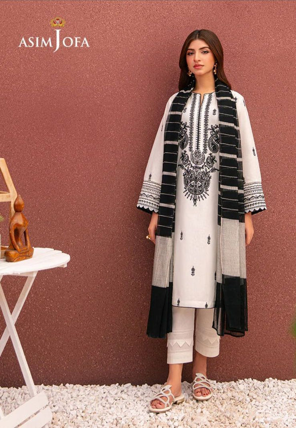 Asim Jofa Cotton Suit-Cotton Suits-Replica Zone