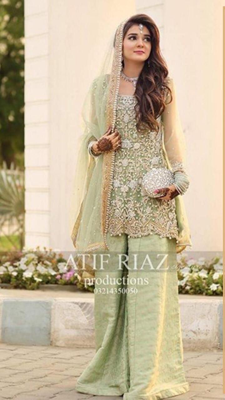 Atif Riaz Net Bridal Suit-Bridal Suits-Replica Zone