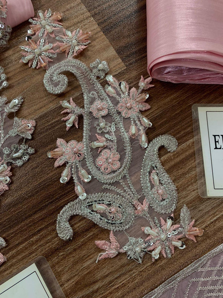 Ayesha Hoor Silk Suit-Replica Suits-Replica Zone