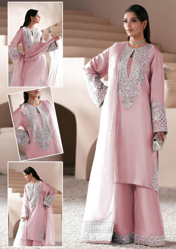 Ayesha Hoor Silk Suit-Replica Suits-Replica Zone