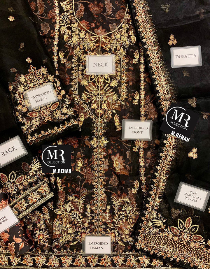 Ayzel Chiffon Suit-Replica Suits-Replica Zone