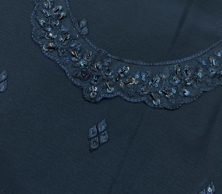 Azure Chiffon Maxi-Bridal Suits-Replica Zone