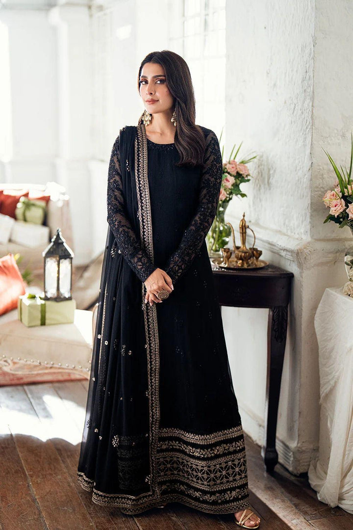 Azure Chiffon Maxi-Bridal Suits-Replica Zone