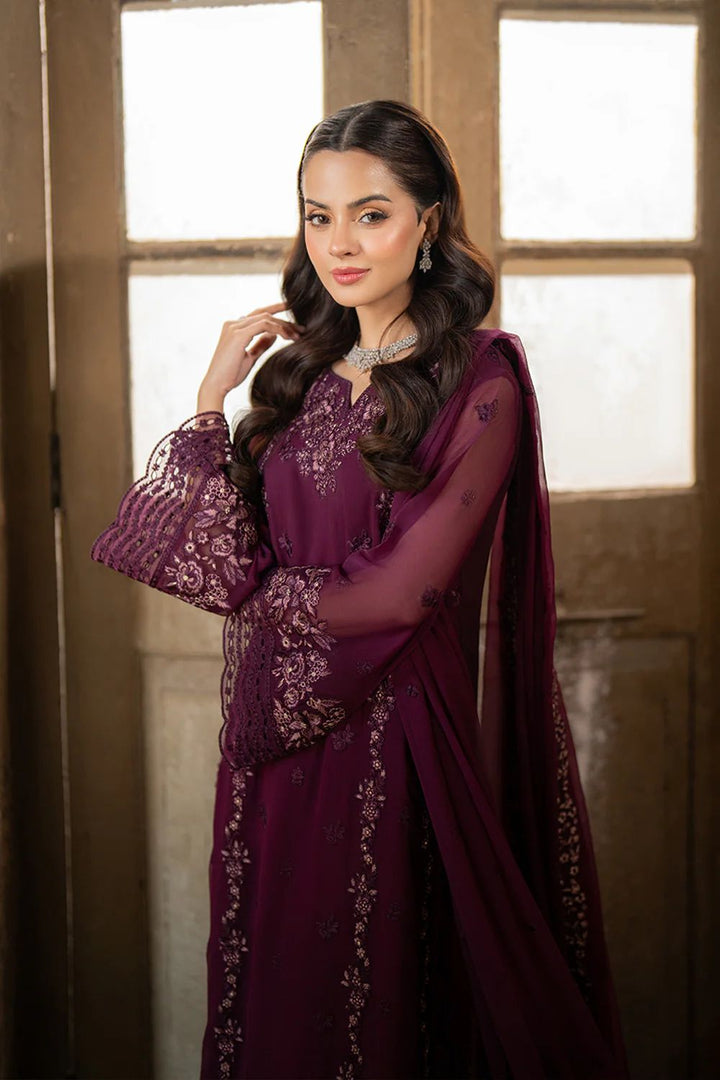 Azure Chiffon Suit-Replica Suits-Replica Zone