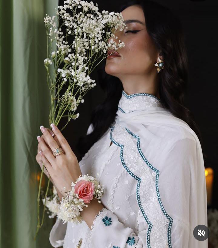 Azure Chiffon Suit-Replica Suits-Replica Zone