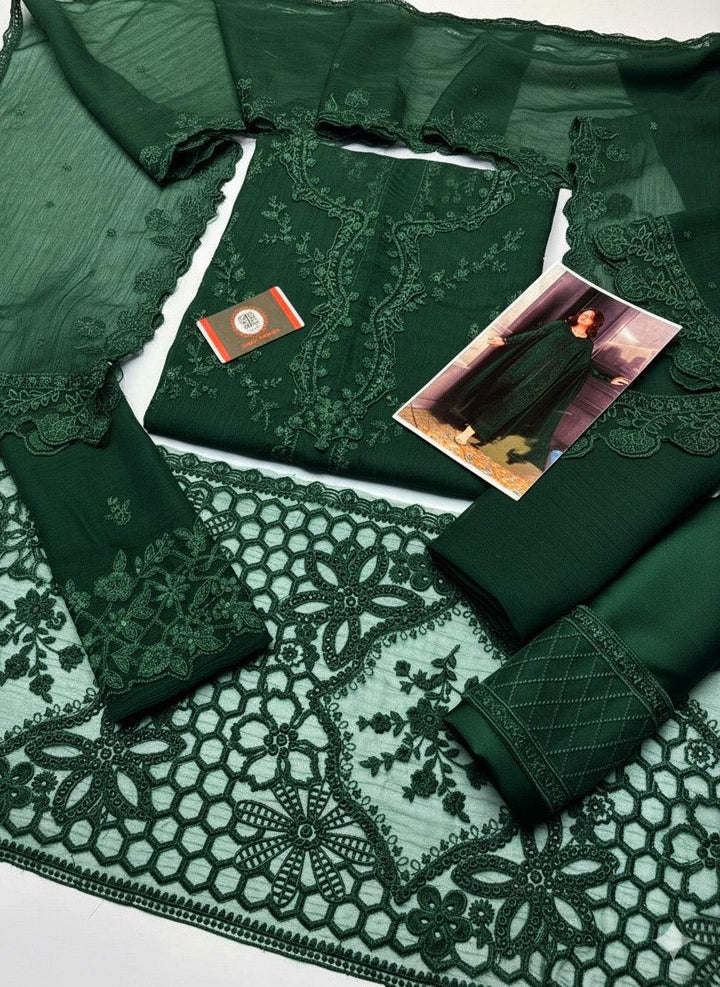 Azure Chiffon Suit-Replica Suits-Replica Zone