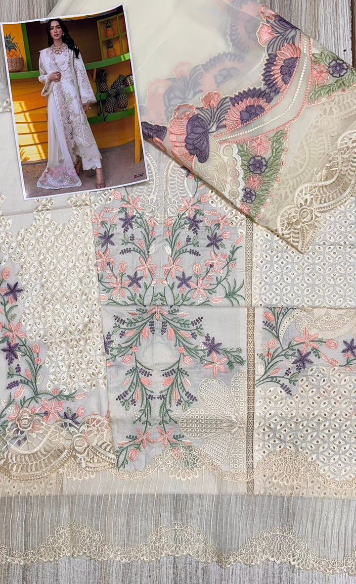 Azure Chiffon Suit-Replica Suits-Replica Zone