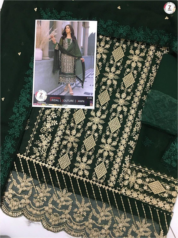 Azure Chiffon Suit-Replica Suits-Replica Zone