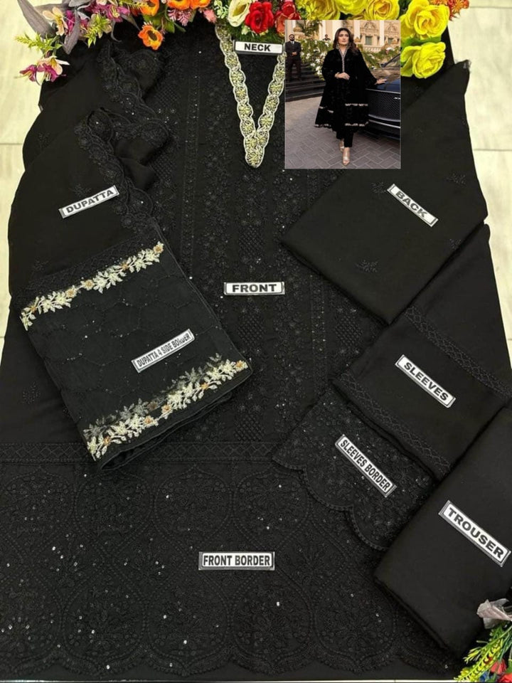 Azure Chiffon Suit-Replica Suits-Replica Zone