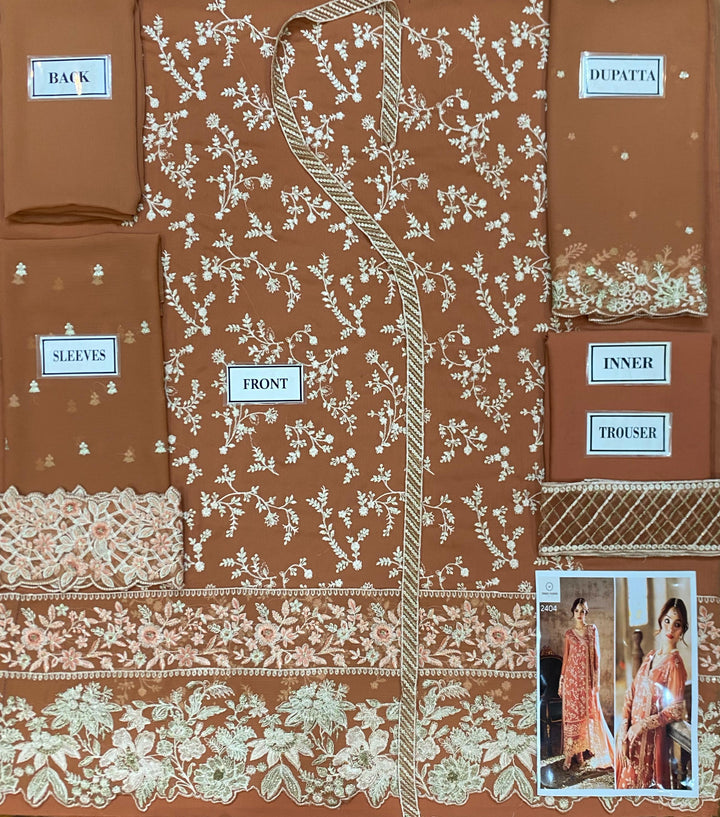 Azure Chiffon Suit-Replica Suits-Replica Zone