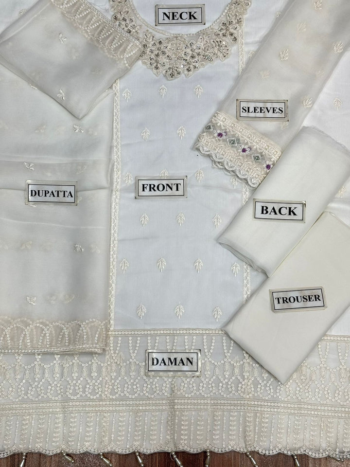 Azure Chiffon Suit-Replica Suits-Replica Zone