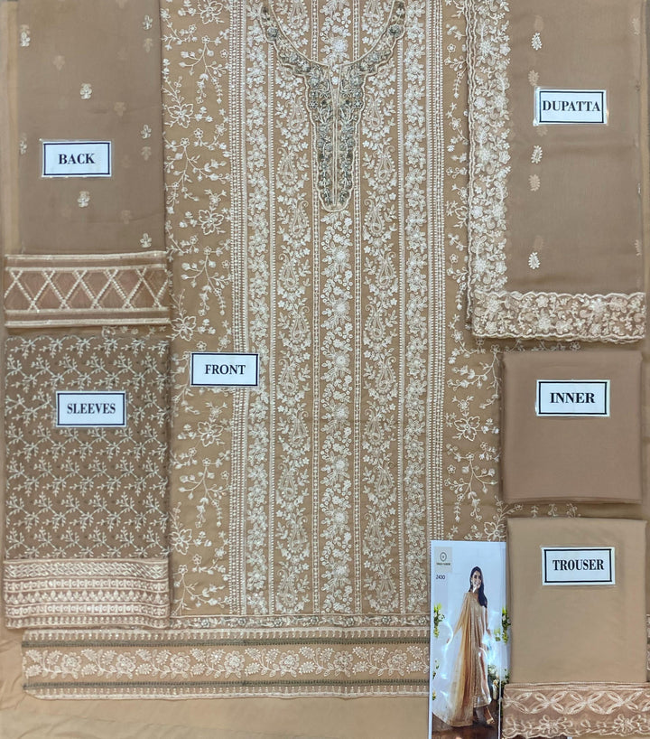 Azure Chiffon Suit-Replica Suits-Replica Zone