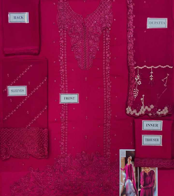 Azure Chiffon Suit-Replica Suits-Replica Zone