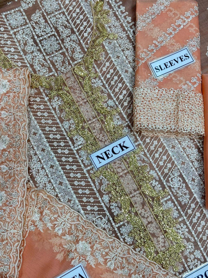 Azure Chiffon Suit-Replica Suits-Replica Zone