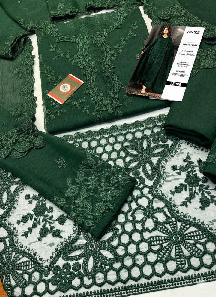 Azure Chiffon Suit-Replica Suits-Replica Zone