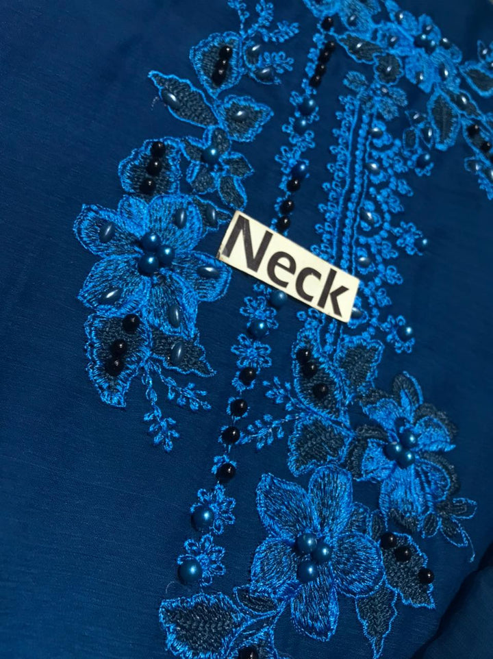 Azure Chiffon Suit-Replica Suits-Replica Zone