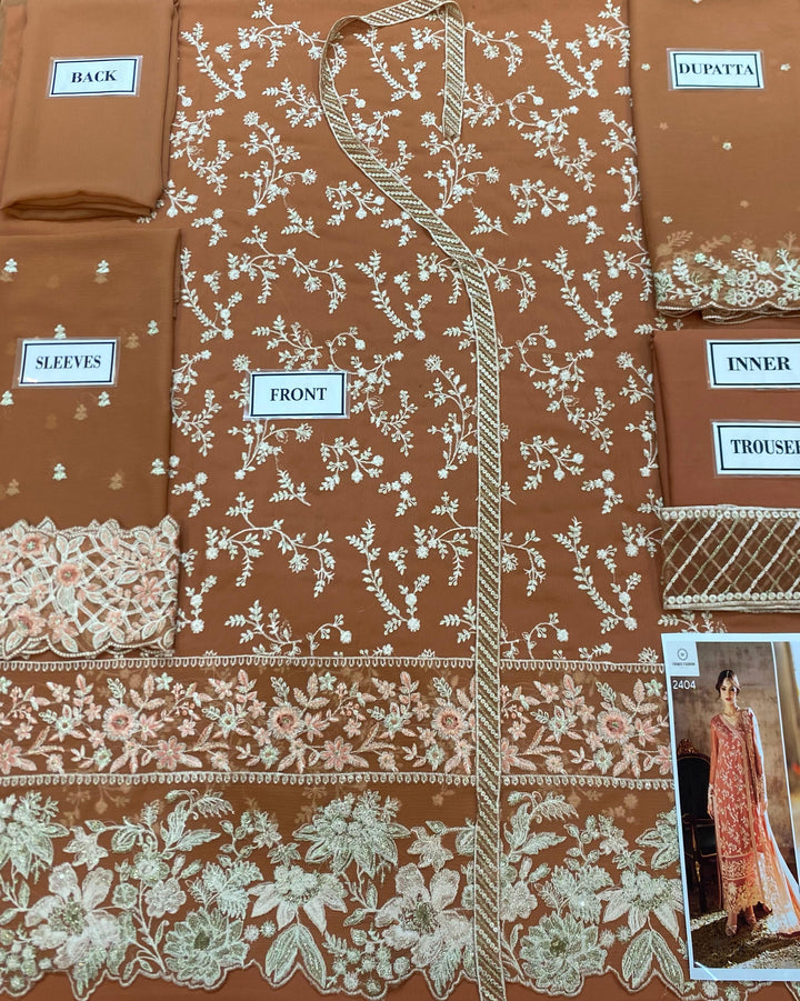 Azure Chiffon Suit-Replica Suits-Replica Zone