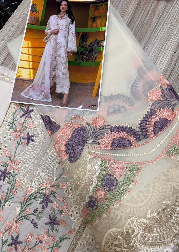 Azure Chiffon Suit-Replica Suits-Replica Zone