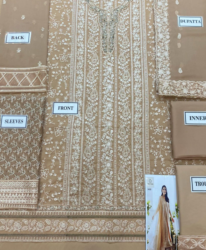 Azure Chiffon Suit-Replica Suits-Replica Zone