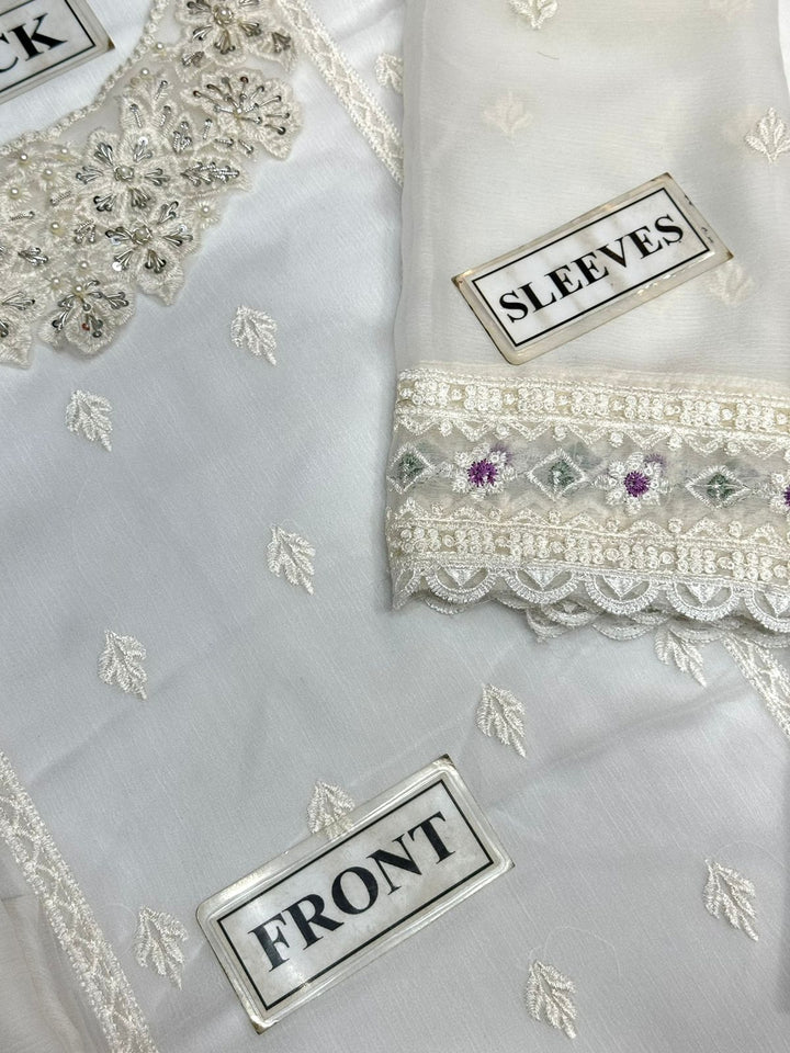 Azure Chiffon Suit-Replica Suits-Replica Zone