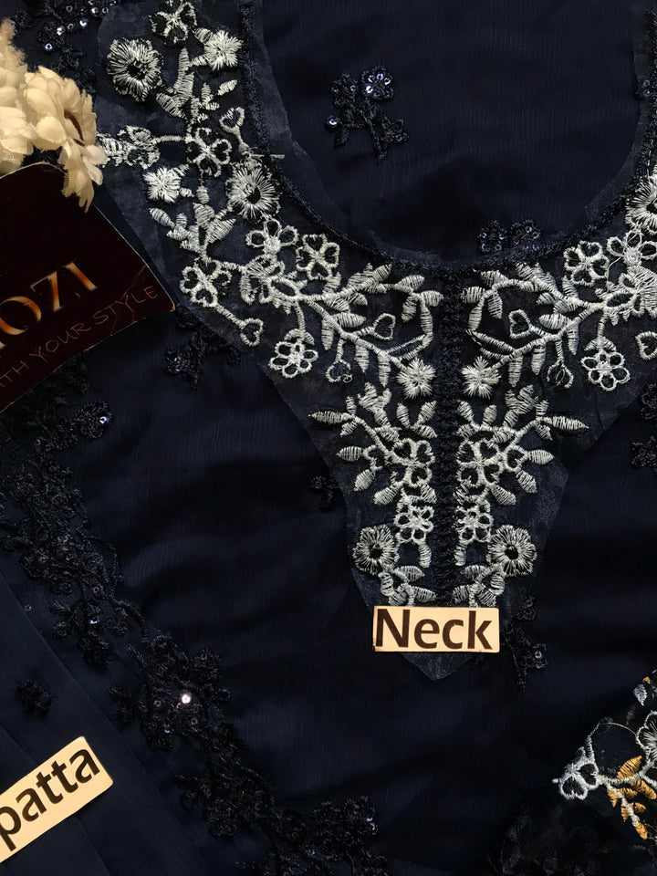 Azure Chiffon Suit-Replica Suits-Replica Zone