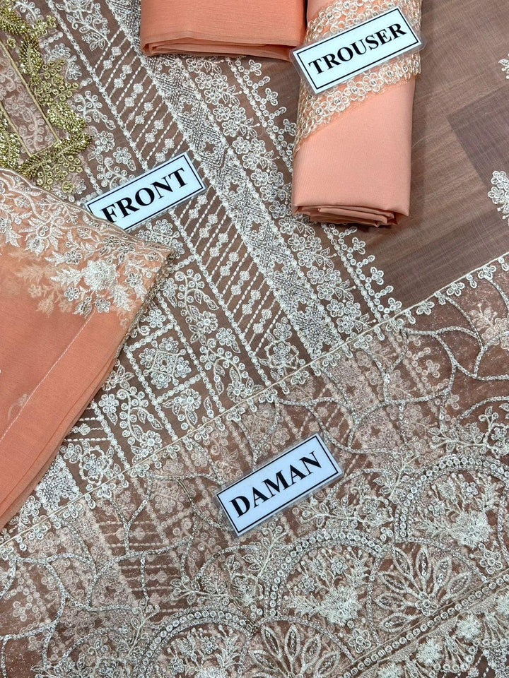 Azure Chiffon Suit-Replica Suits-Replica Zone