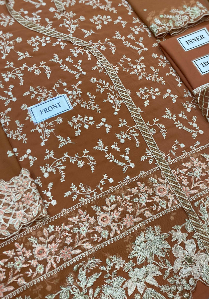 Azure Chiffon Suit-Replica Suits-Replica Zone