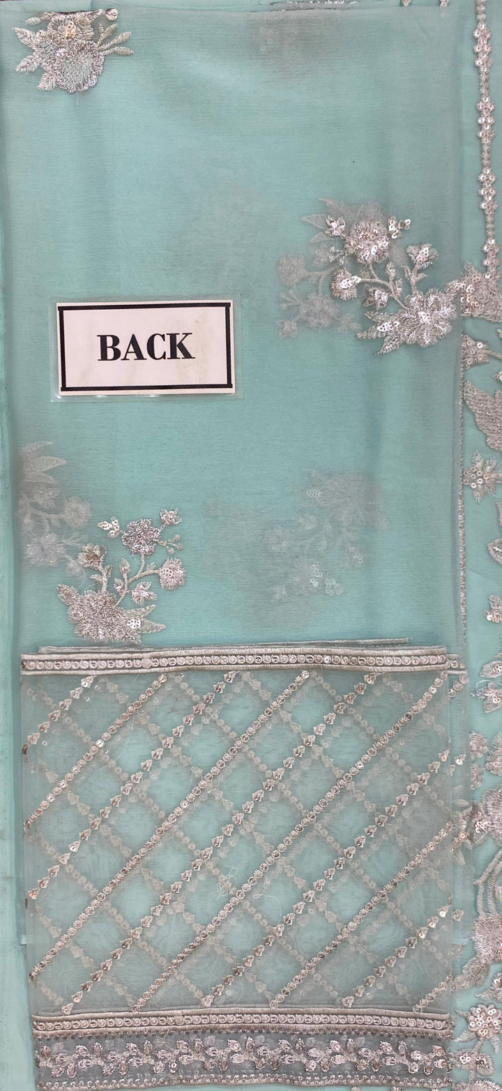 Azure Chiffon Suit-Replica Suits-Replica Zone