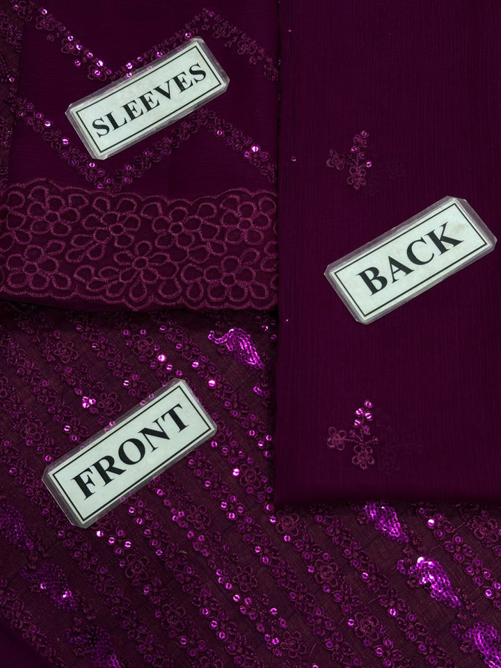 Azure Chiffon Suit-Replica Suits-Replica Zone