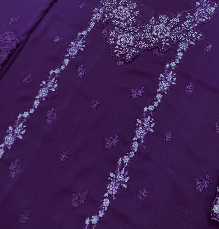 Azure Chiffon Suit-Replica Suits-Replica Zone