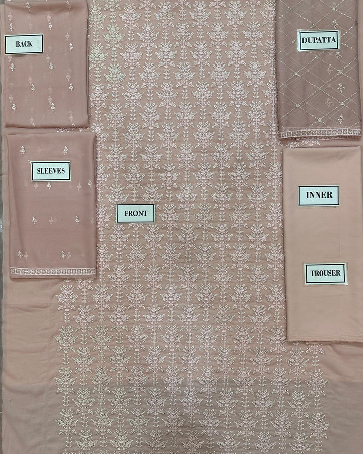 Azure Chiffon Suit-Replica Suits-Replica Zone