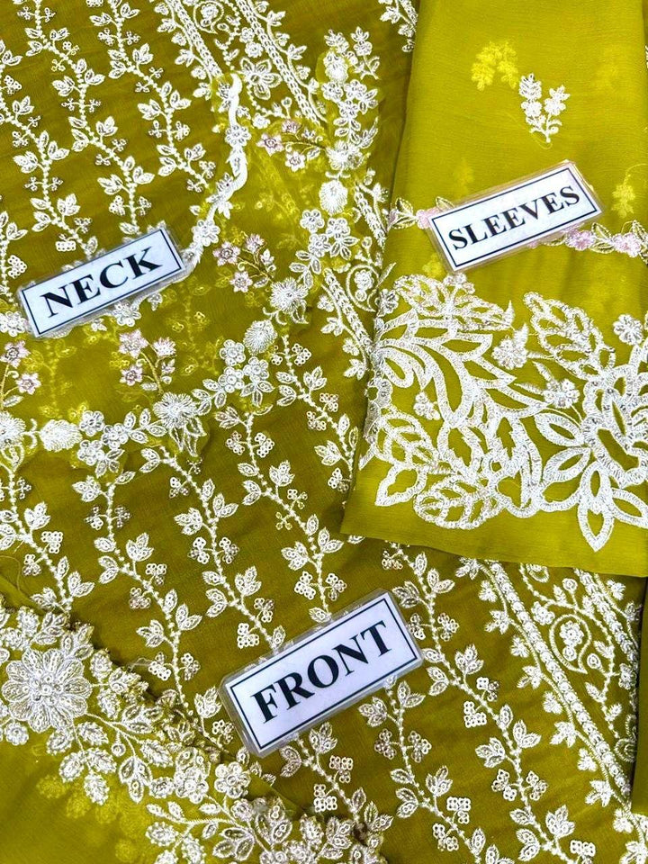 Azure Chiffon Suit-Replica Suits-Replica Zone